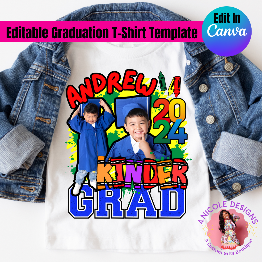 Editable Graduation T-Shirt Template #10