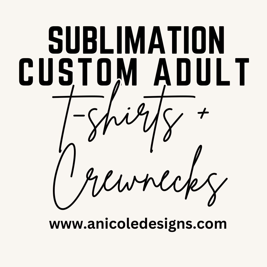 Custom Sublimation T-Shirts