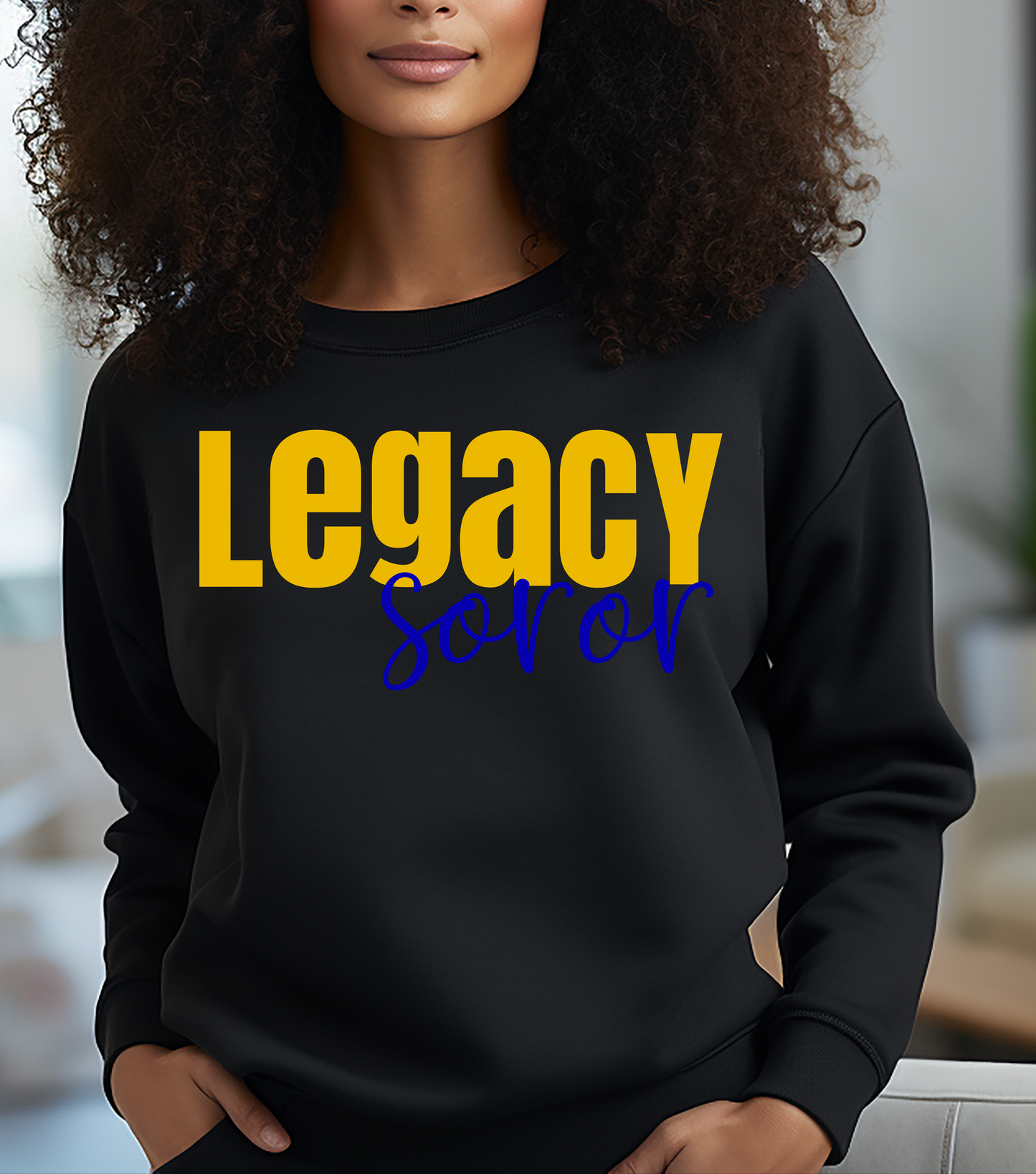 Legacy Soror Crewneck and T-Shirt | Sorority Girl | Sigma Gamma Rho Sorority | SGRho