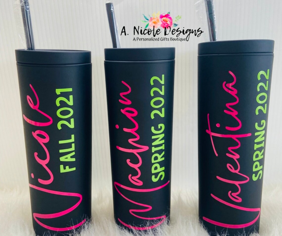 Personalized Tumbler | Name Tumbler | Alpha Kappa Alpha Sorority | Personalized Gift