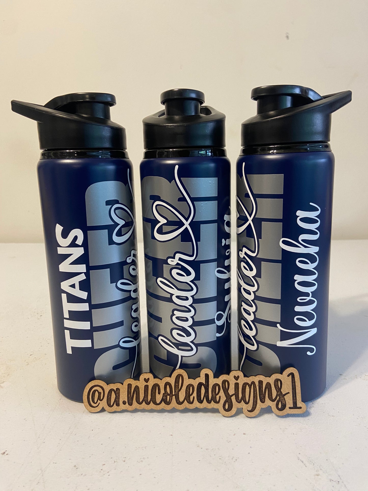 Cheerleader Water Bottles Style 4