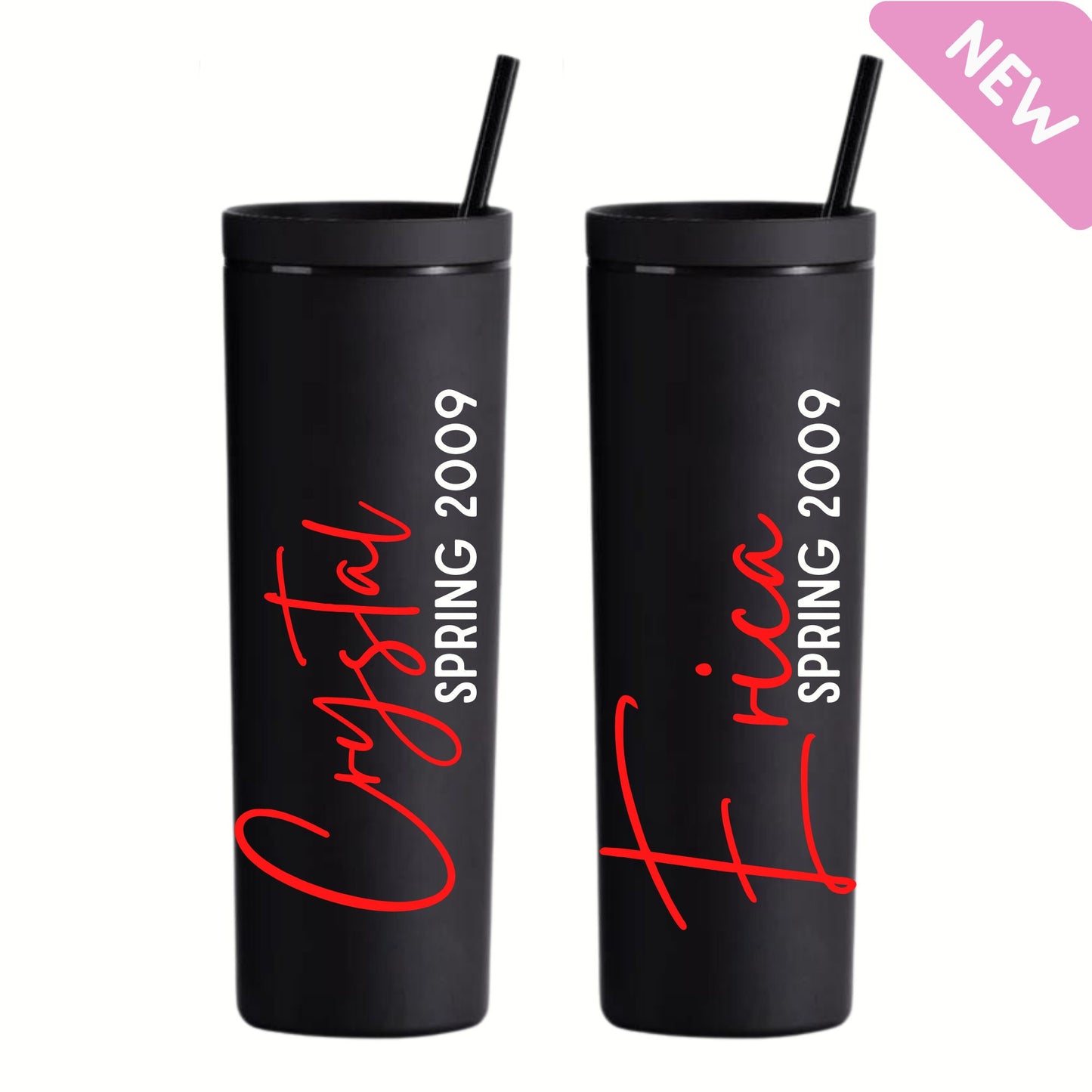 DST Inspired Name +Crossing Year Tumbler