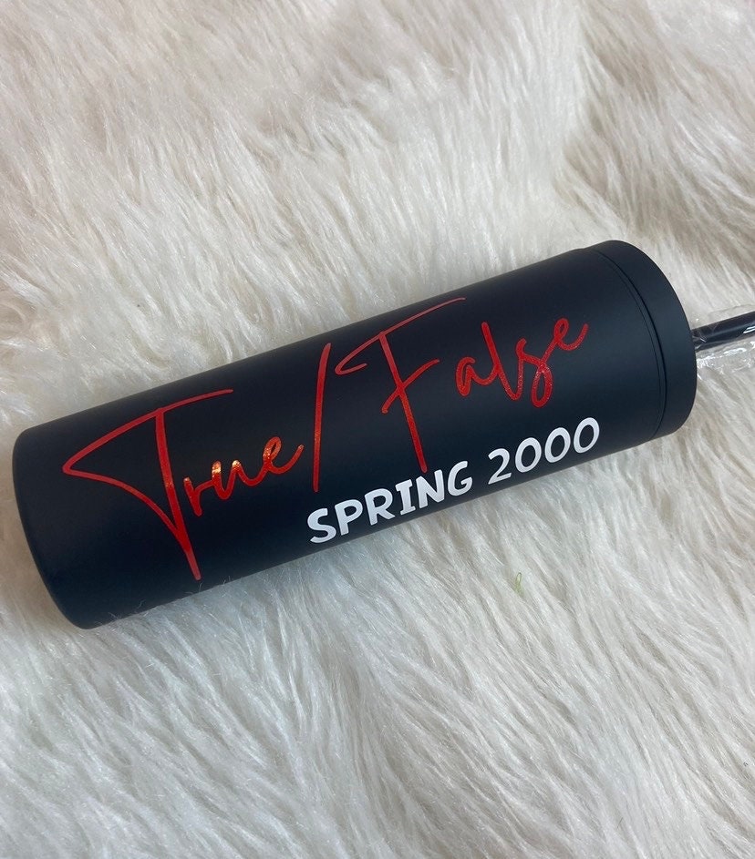 DST Inspired Name +Crossing Year Tumbler