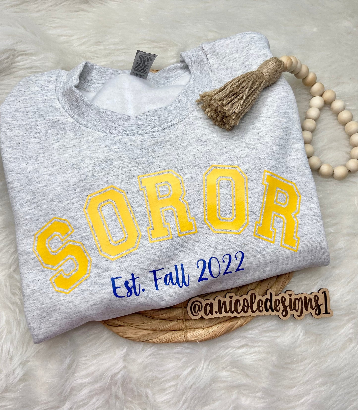 Soror Crewneck and T-Shirt | Sorority Girl | Sigma Gamma Rho Sorority | SGRho
