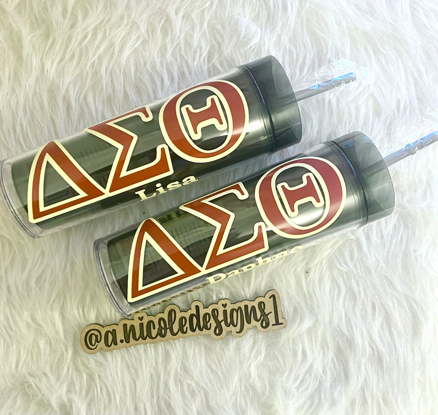 Delta Sigma Theta/ Sorority Tumblers/Custom Tumblers/Sorority/Sorority Gift/DST