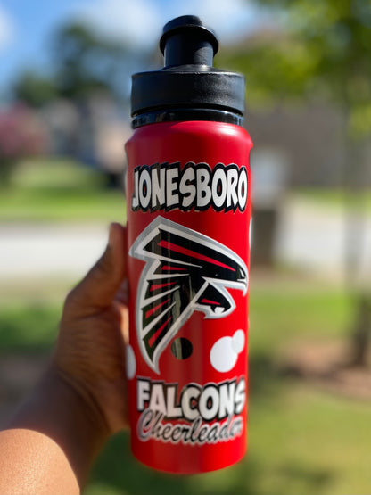 Mascot Cheerleading Water Bottles/UVDTF