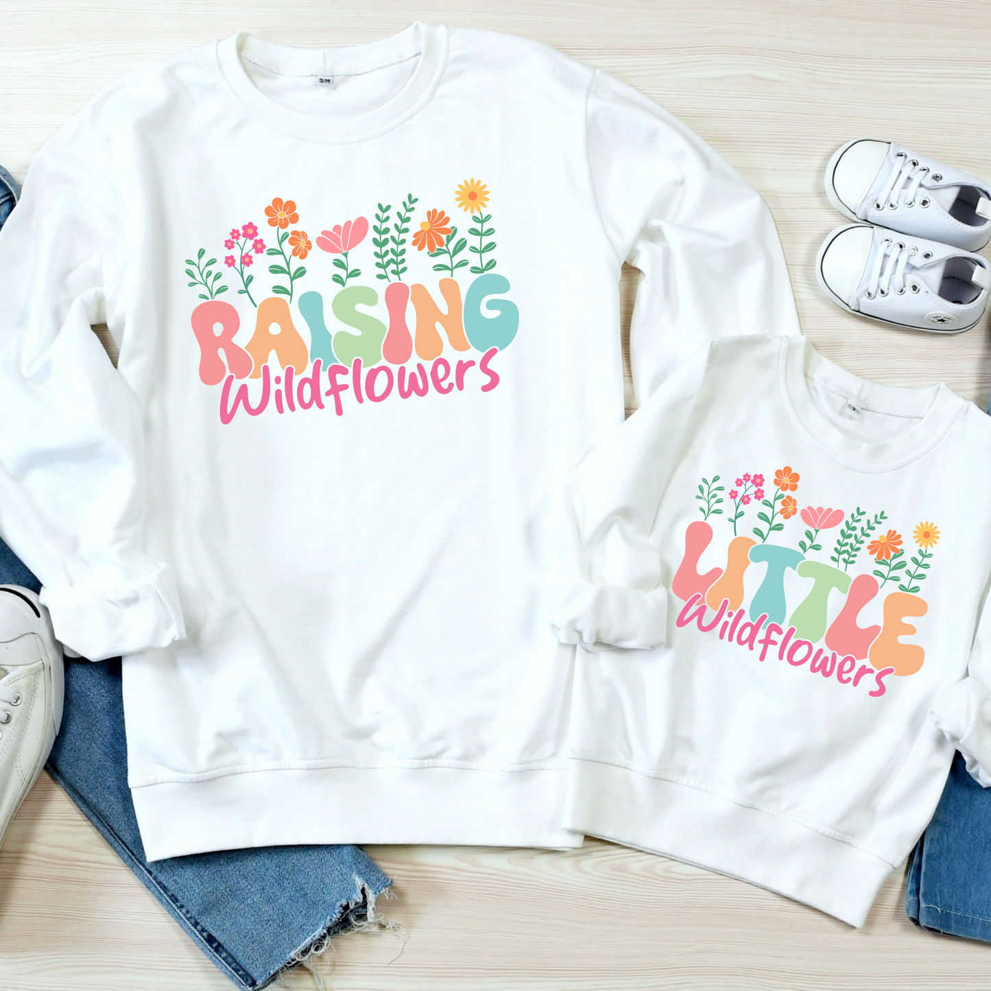 Raising Wildflowers Mommy & Me T-Shirt Set