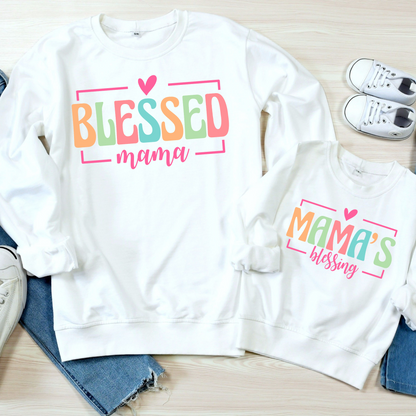 Blessed Mama/ Mama's Blessing Mommy & Me T-Shirt Set