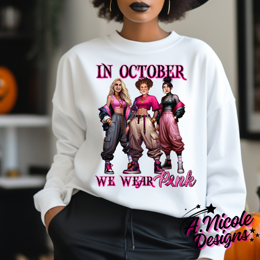 Hocus Pocus-In Oct We Wear Pink