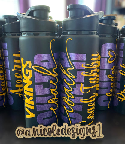 Cheerleader Water Bottles Style 4