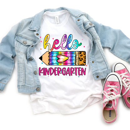 Hello Back to School w/pencil T-Shirt