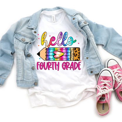 Hello Back to School w/pencil T-Shirt