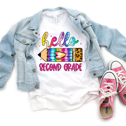 Hello Back to School w/pencil T-Shirt