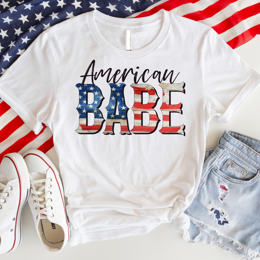 American Babe Fourth of July T-Shirt