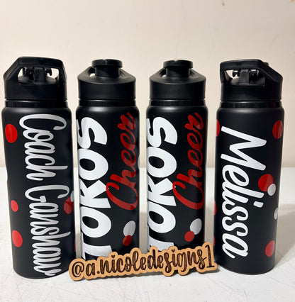 Cheerleading Water Bottles Style 2