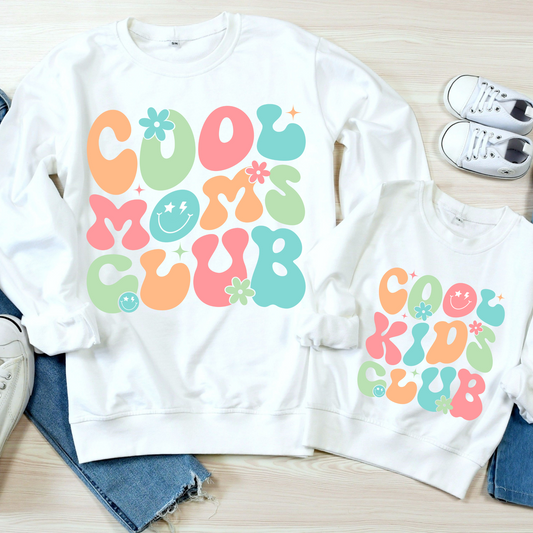 Cool Mom/ Cool Kid Club Mommy & Me T-Shirt Set