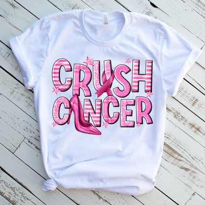 Crush Cancer High Heels T-Shirt