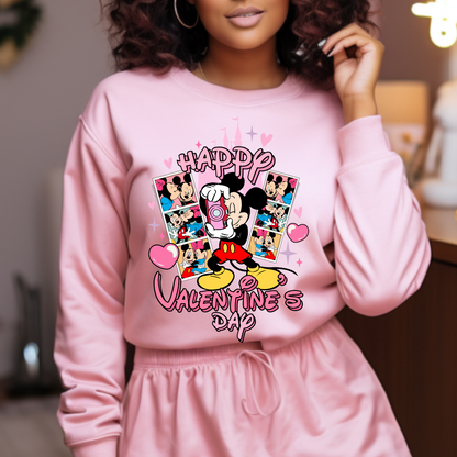 Mouse Happy Valentine Day Sweatshirt