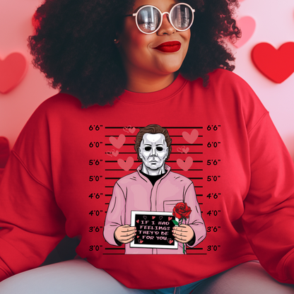 Michael Myers Valentine Sweatshirt