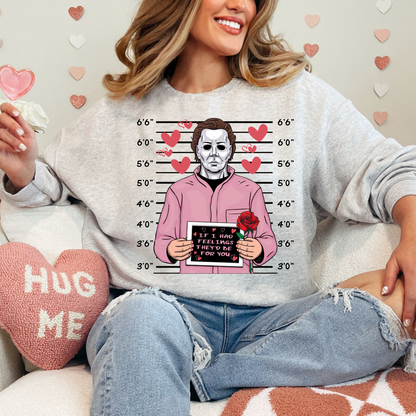 Michael Myers Valentine Sweatshirt