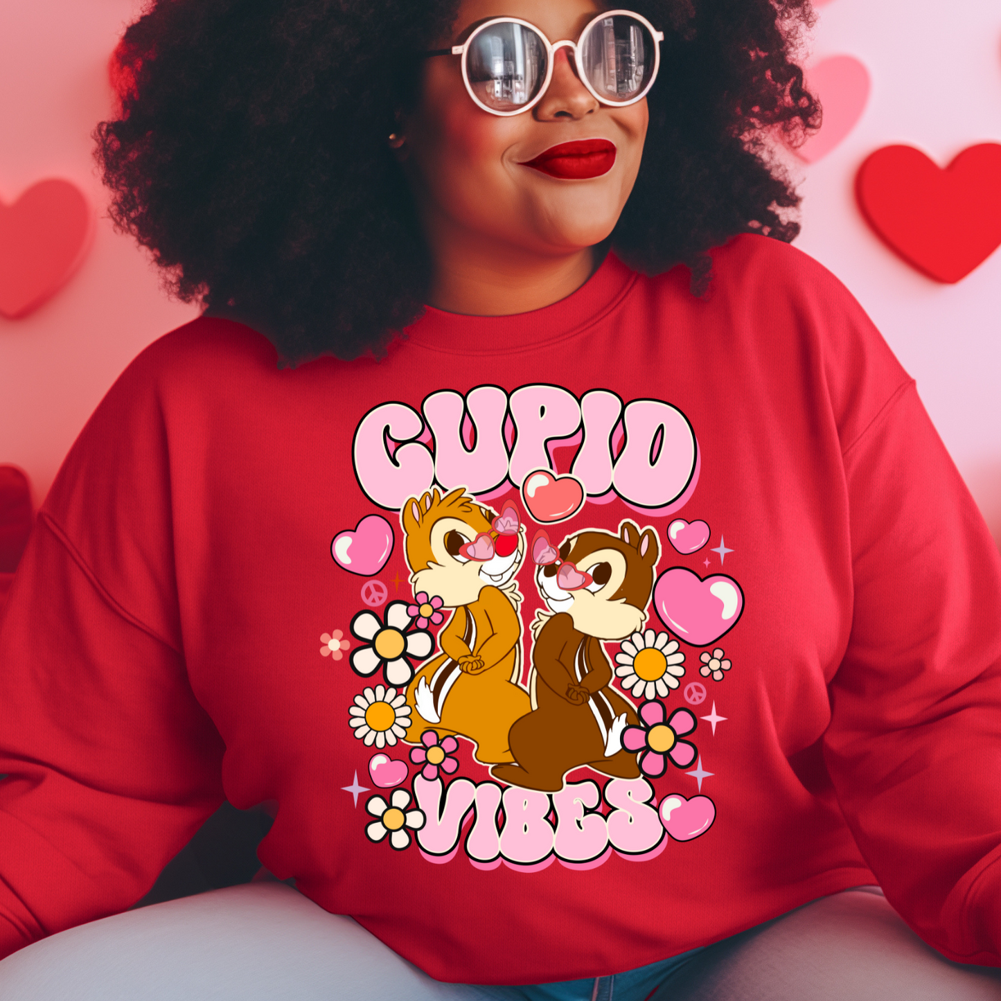 Cupid Vibes Valentine Sweatshirt