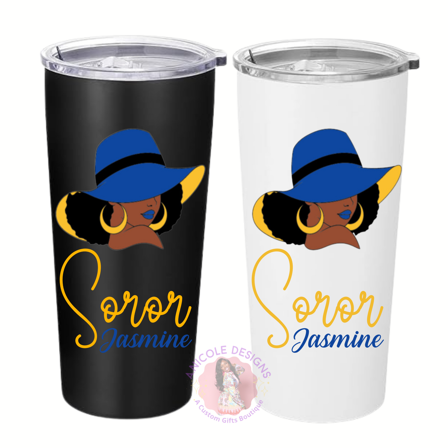 Sigma Gamma Rho Inspired Soror Stainless Tumbler