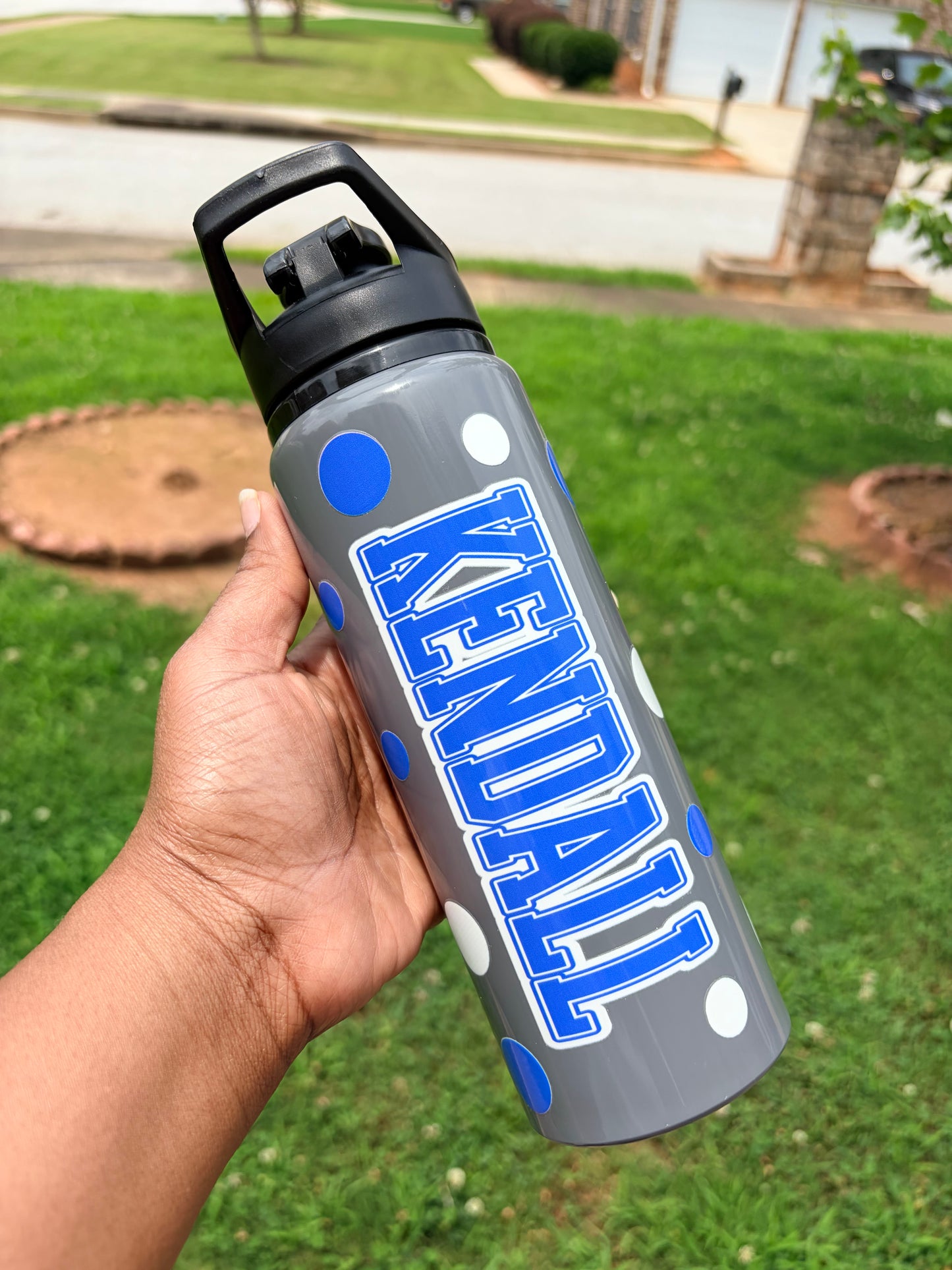 Design 2 Mascot Cheerleading Water Bottles/UVDTF