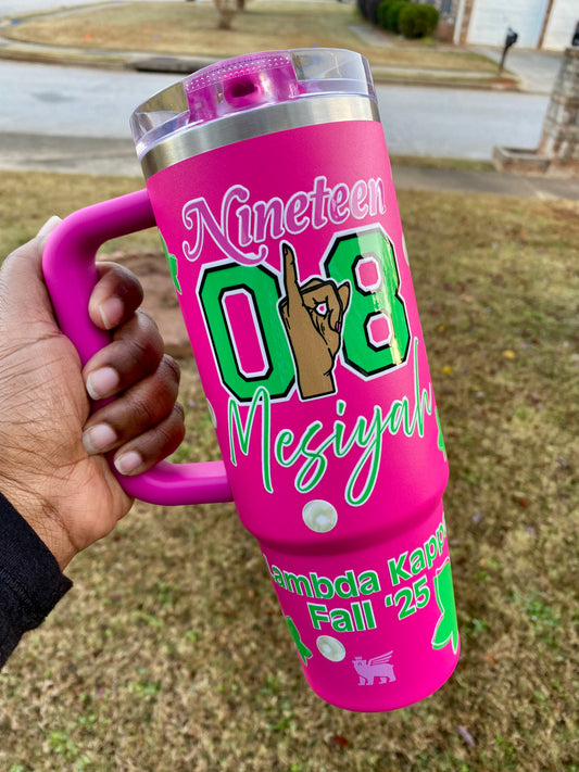 Personalized AKA Stainless Steel Cup | 40 oz