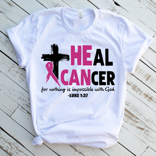 HEal CANcer Breast Cancer T-Shirt