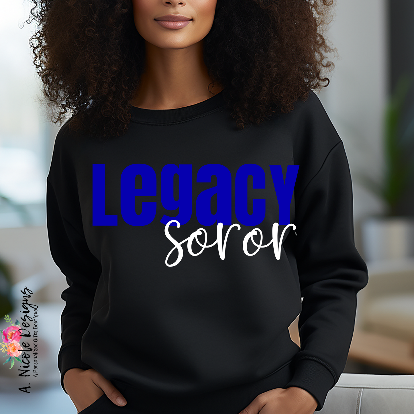 Legacy Soror Crewneck and T-Shirt | Sorority Girl | Zeta Phi Beta Sorority | ZPhiB