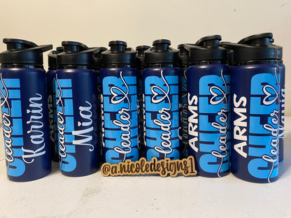 Cheerleader Water Bottles Style 4