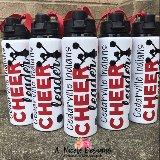 Cheerleading Water Bottles Style 5