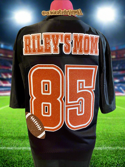 Glitter/ Non-Glitter Football Mom Jersey