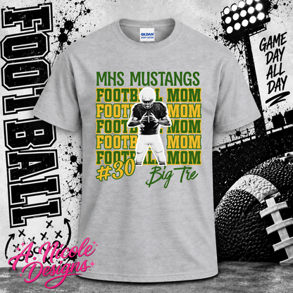 Football Mom Photo Shirt