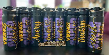 Cheerleader Water Bottles Style 4