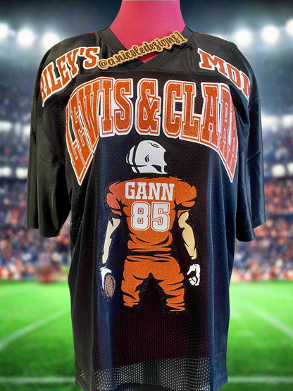 Glitter/ Non-Glitter Football Mom Jersey
