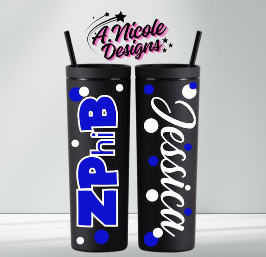 ZPhiB Tumbler w/ Name