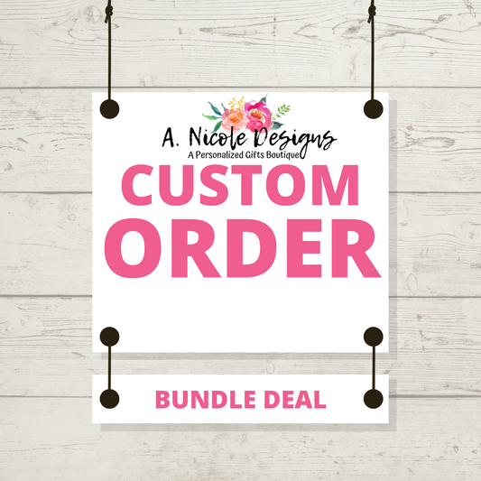 Custom Tumbler and Tote Bundle Deal