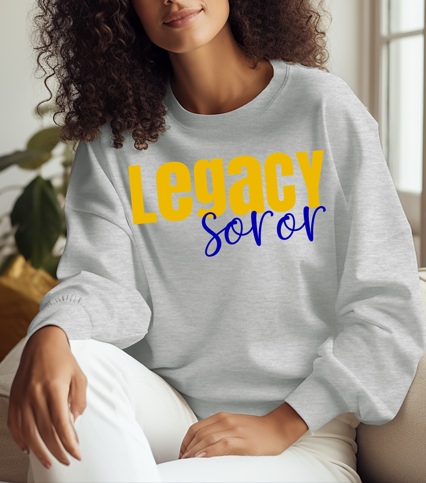 Legacy Soror Crewneck and T-Shirt | Sorority Girl | Sigma Gamma Rho Sorority | SGRho