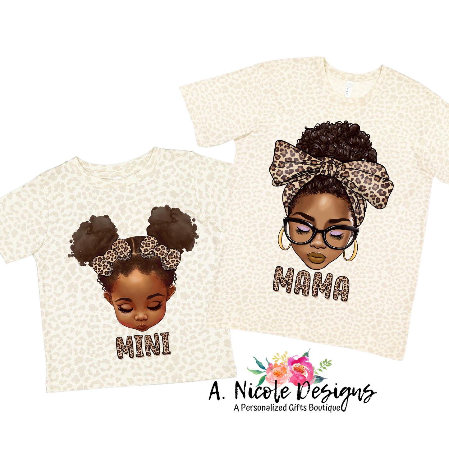 Mama & Mini AA Puff T-Shirt Set