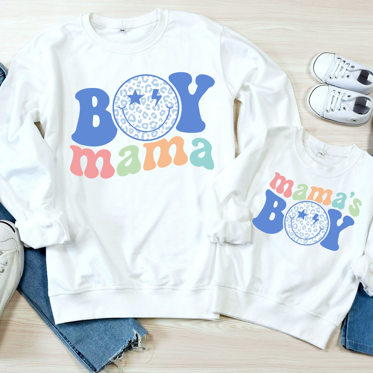 Boy Mama/Mama's Boy T-Shirt Set