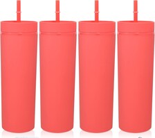 Personalized Cheerleader Tumbler with Straw | Custom Cheer Name Cup Gift