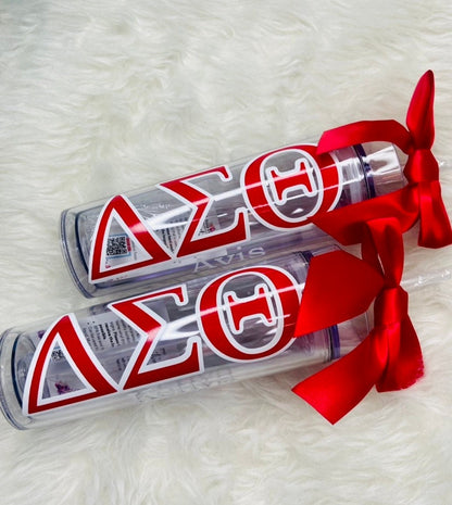 Personalized Delta Sigma Theta Tumbler, Sorority Gift