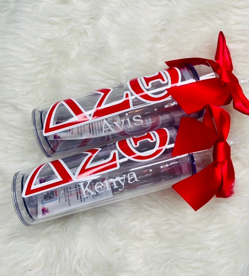 Personalized Delta Sigma Theta Tumbler, Sorority Gift