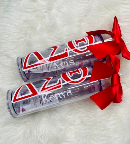 Personalized Delta Sigma Theta Tumbler, Sorority Gift