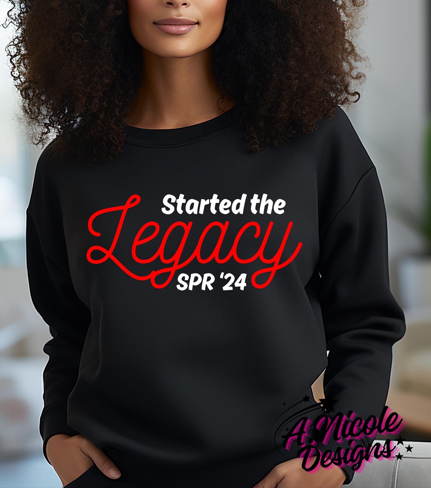 Started the Legacy Shirt Personalized  | Sorority Girl | Delta Sigma Theta Sorority | DST