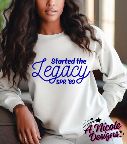 Started the Legacy Shirt Personalized | Zeta Phi Beta Sorority