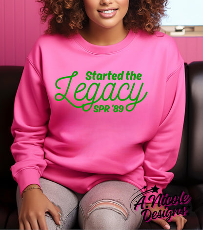 Started the Legacy Shirt Personalized | AKA Sorority | Alpha Kappa Alpha