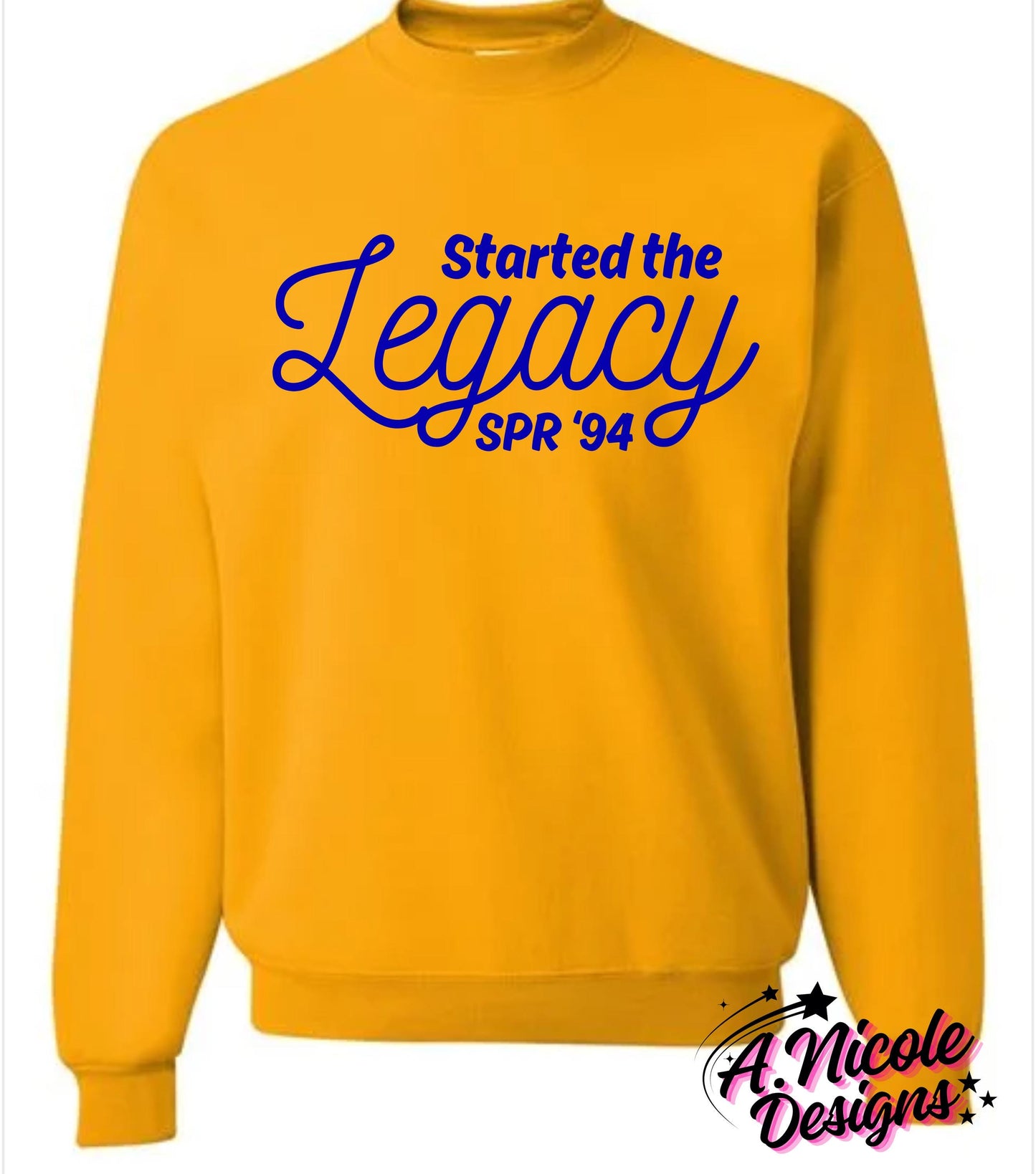 Started the Legacy Shirt Personalized  | Sorority Girl | Sigma Gamma Rho Sorority | SGRho