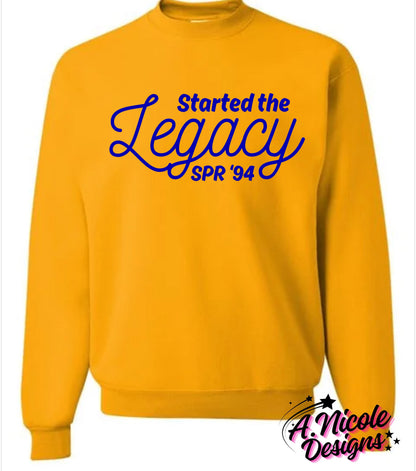 Started the Legacy Shirt Personalized  | Sorority Girl | Sigma Gamma Rho Sorority | SGRho